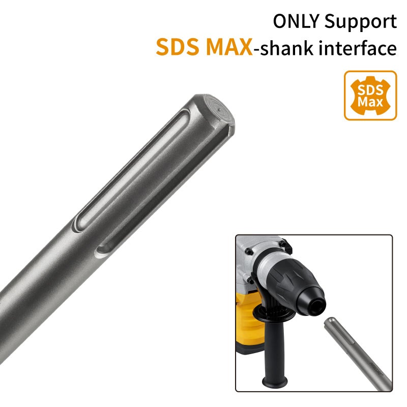 Firecore FS18626 3-in Wide SDS Max Scaling Chisel, Compatible with SDS Max Hammers (3" X 12") - Image 2